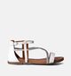 Tamaris Sandales plates en Blanc pour femmes (354409)