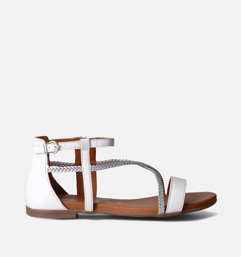 Tamaris Sandales plates en Blanc pour femmes (354409)