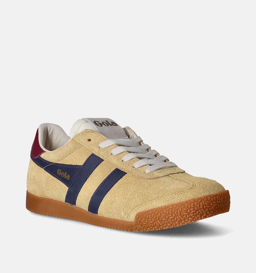 Gola Elan CLB538 Baskets en Jaune pour femmes (351174) - pour semelles orthopédiques