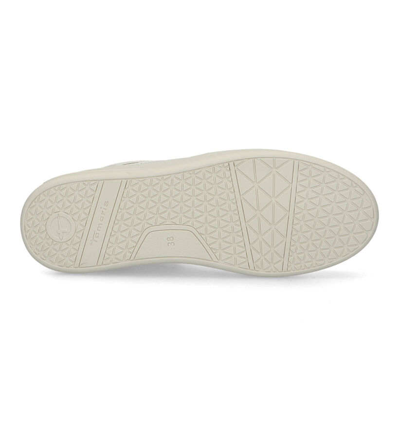 Tamaris Baskets casual en Écru en simili cuir (320547)