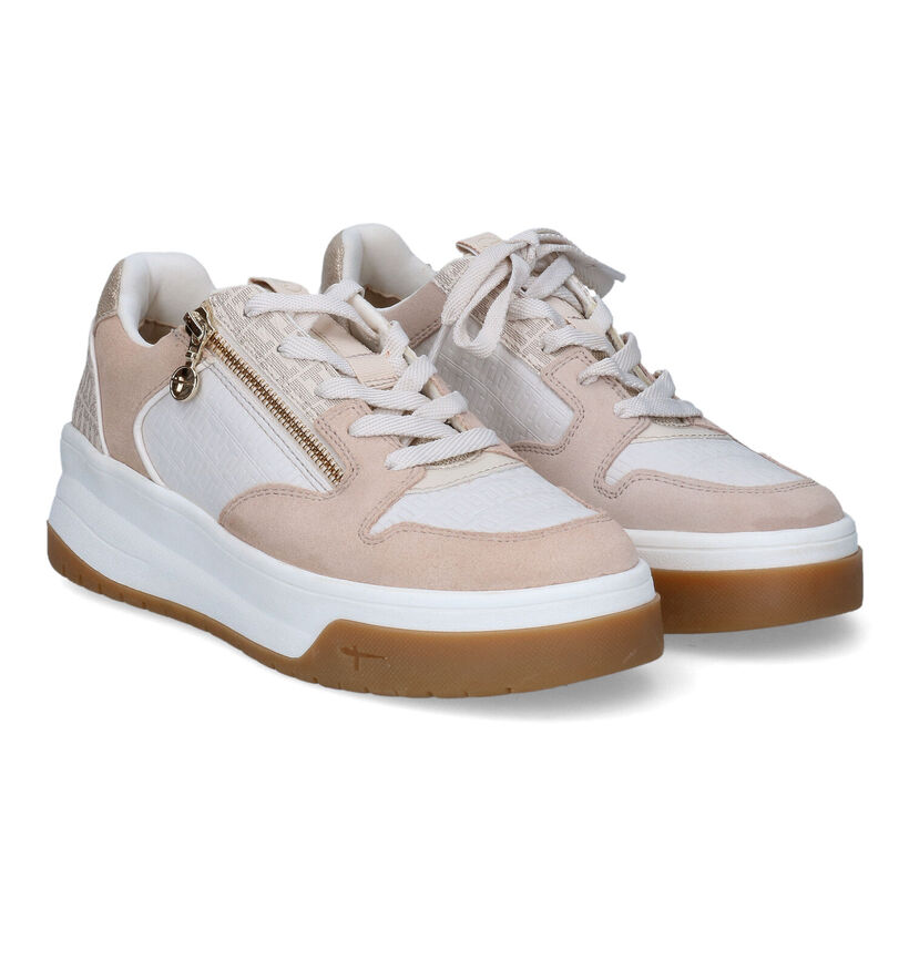 Tamaris Baskets casual en Rose en cuir (313141)