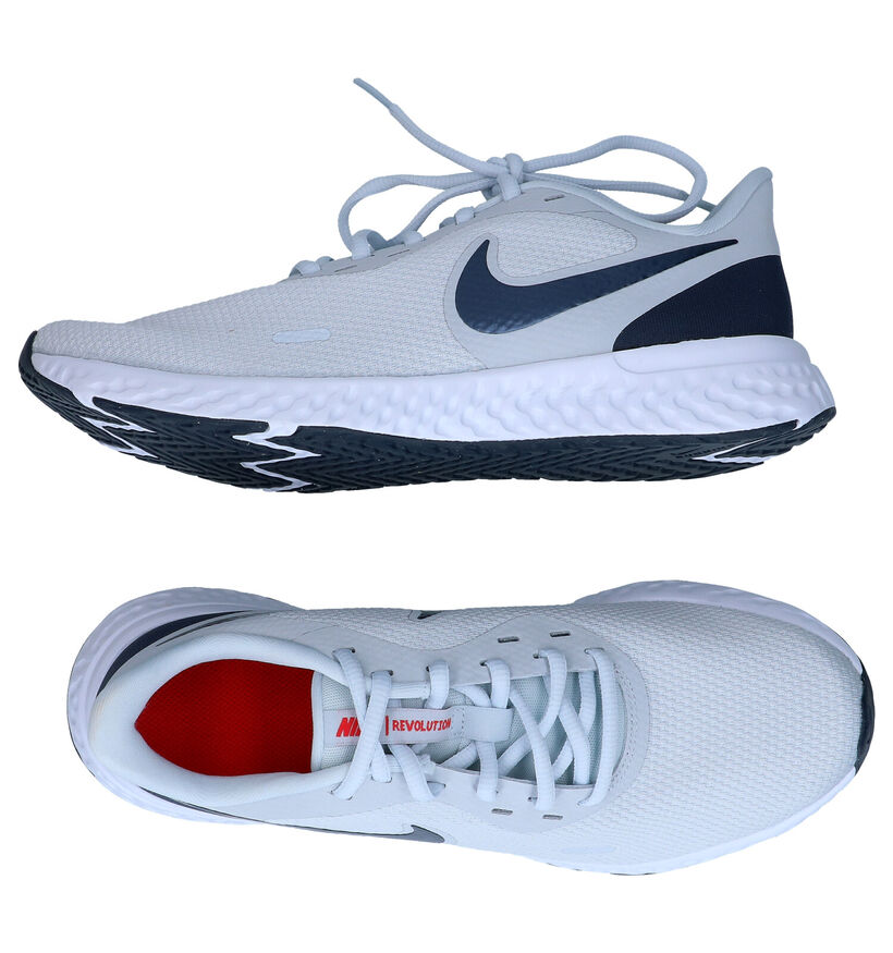 Nike Revolution 5 Grijze Sneakers in kunststof (290988)