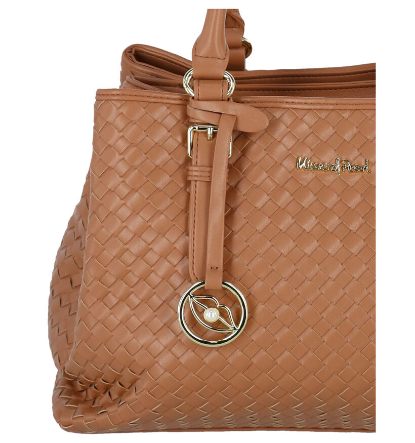 Kisses of Pearl Tess Roze Handtas in kunstleer (290548)