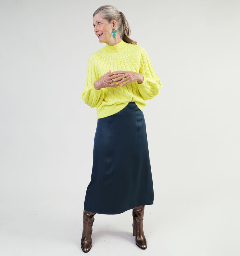 Vila Oya Pull en Jaune pour femmes (334180)