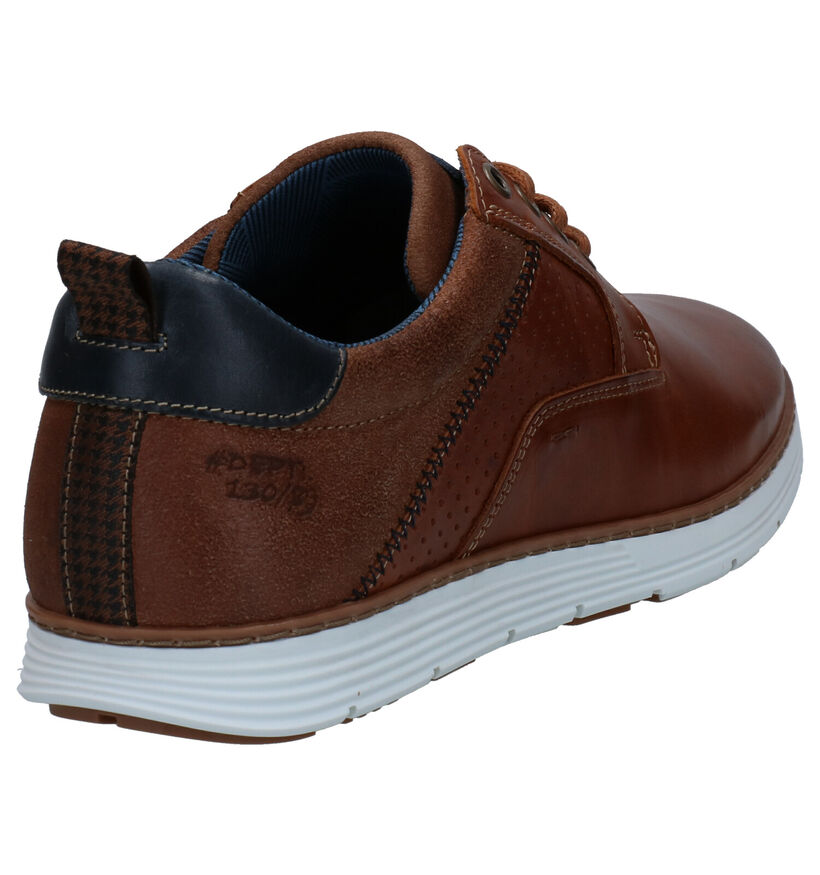 Bullboxer Cognac Veterschoenen in leer (276955)