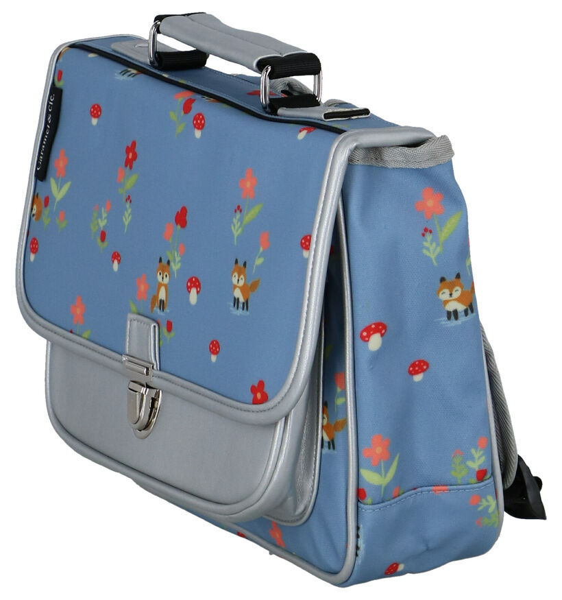 Caramel & cie Cartable en Bleu en textile (263654)