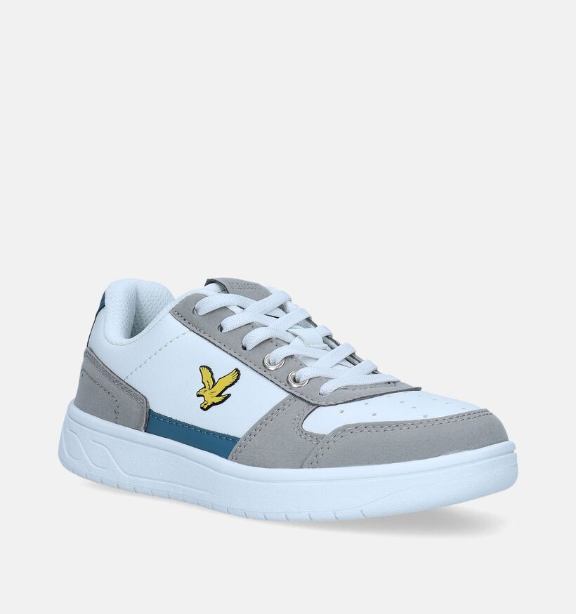 Lyle Scott Croy_Spt Chaussures à lacets en Blanc pour garçons (349207)