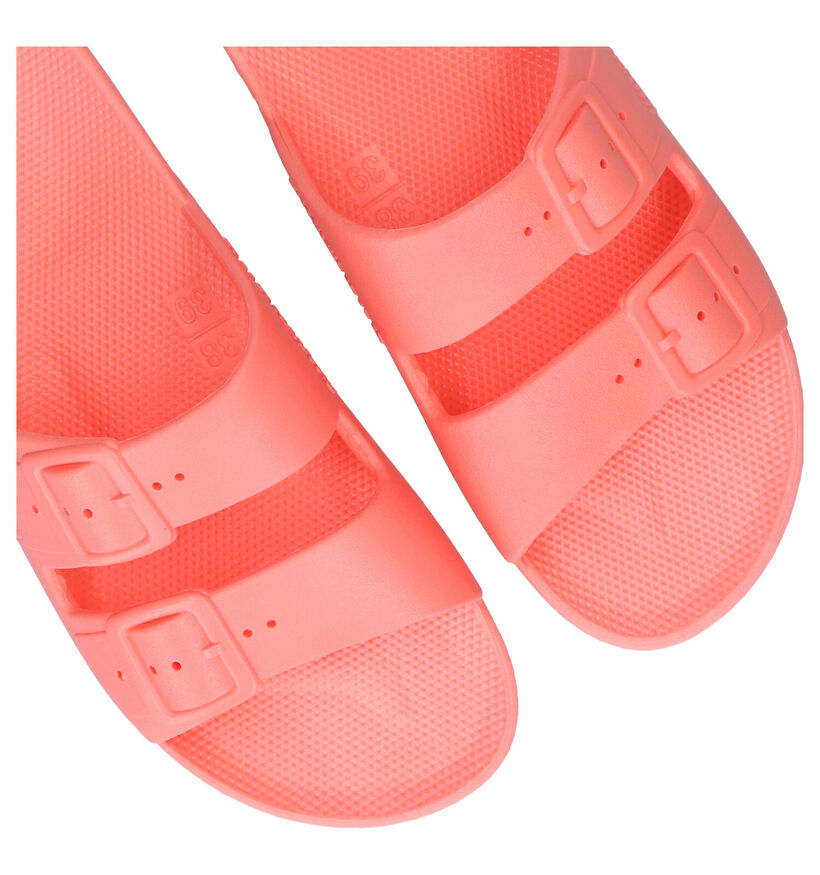 Freedom Moses Basic Groene Slippers in kunststof (288370)