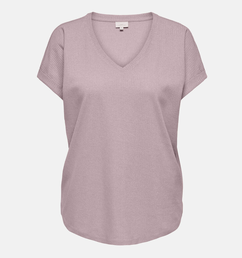 ONLY Carmakoma Asia T-shirt en Rose pour femmes (351433)