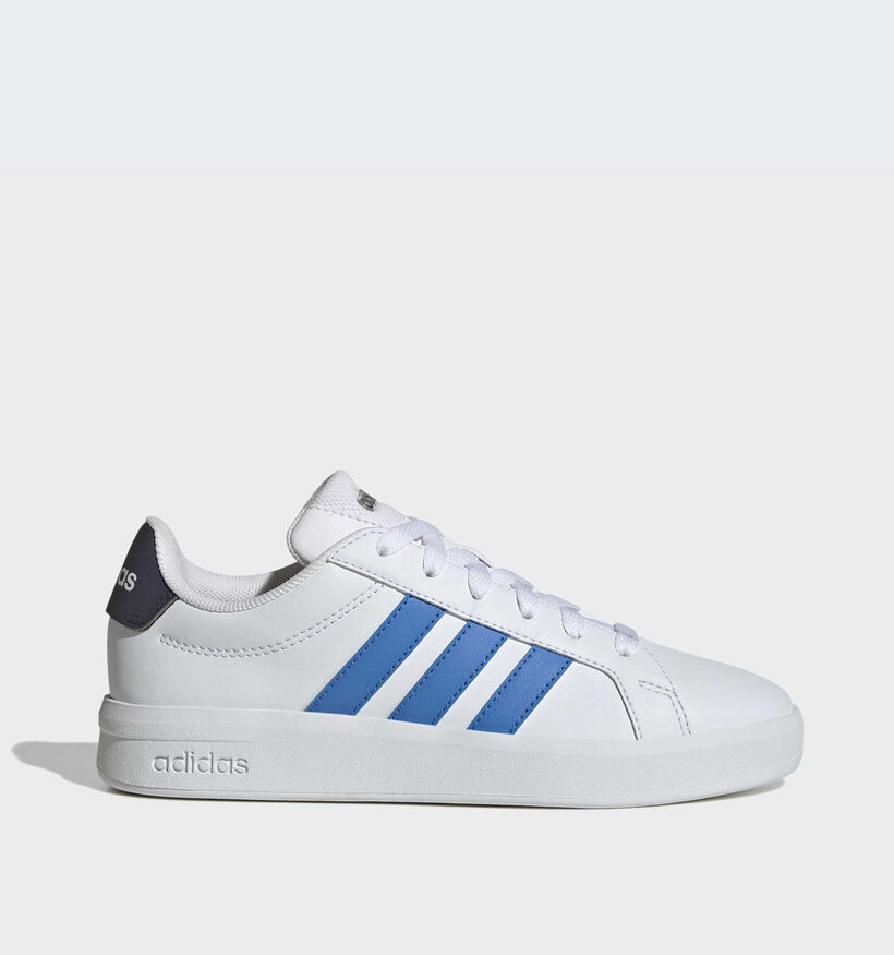 adidas Grand Court Witte Sneakers voor jongens (372643)