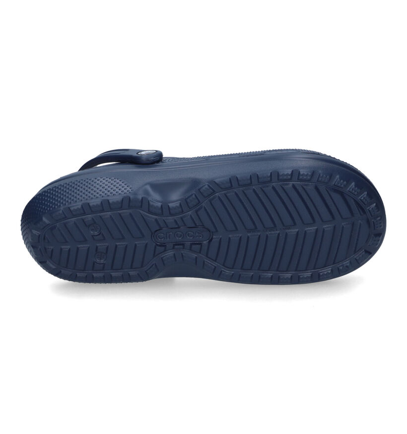 Crocs Classic Lined Nu-pieds en Noir pour hommes (329656)