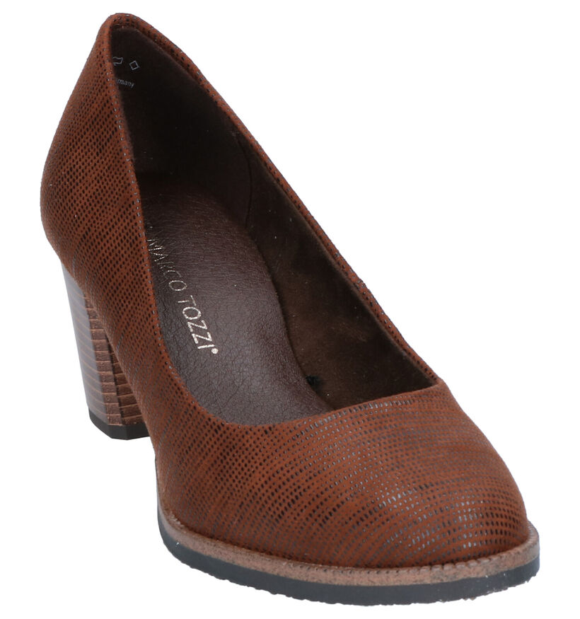 Marco Tozzi Escarpins en Bleu foncé en simili cuir (257219)