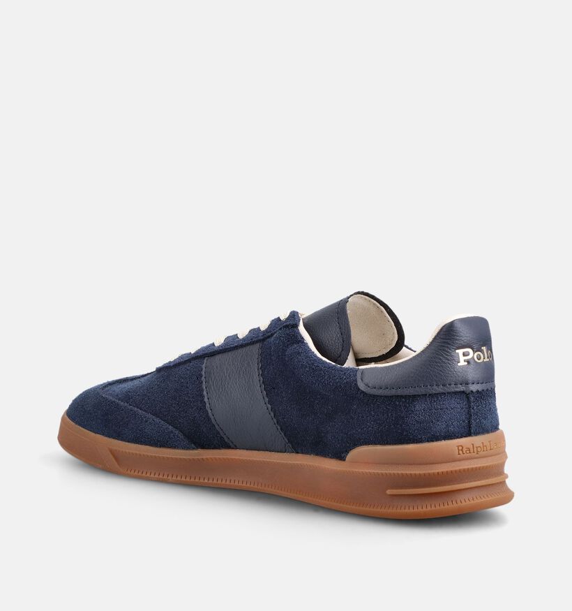 Polo Ralph Lauren Area Chaussures plates en Bleu fonc&eacute; pour hommes (375265)