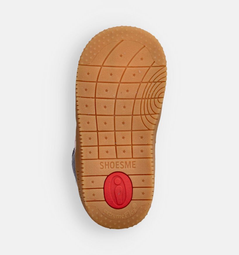 Shoesme Paarse/Roze Babyschoenen voor meisjes (363191) - geschikt voor steunzolen