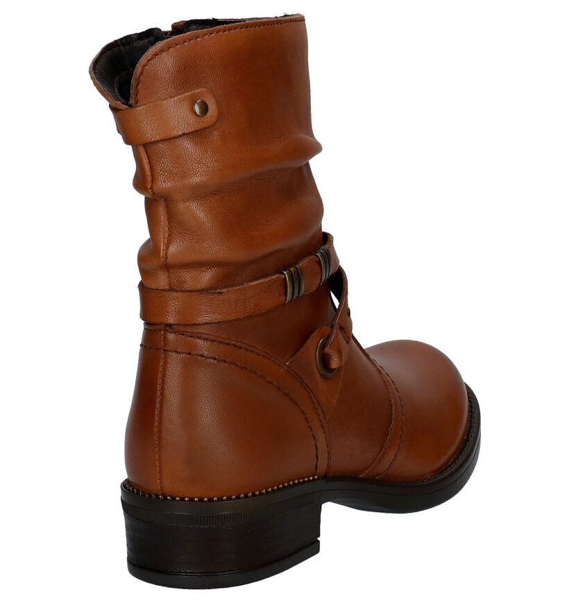 Loli Laly Melita Bottes courtes en Cognac pour filles (316336)