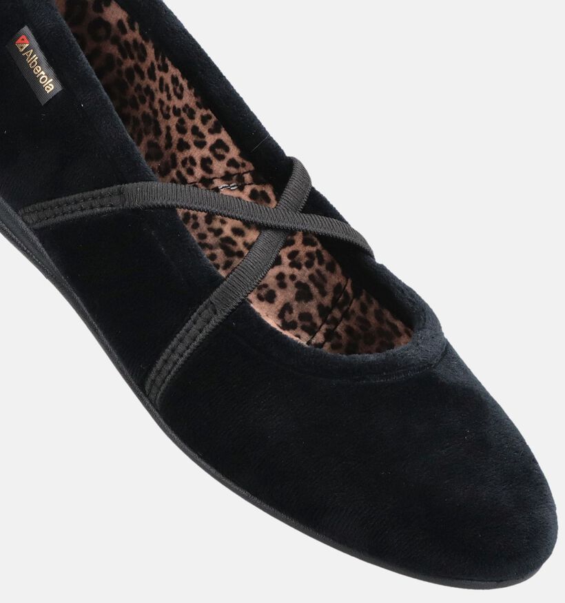 Alberola Zwarte Gesloten Pantoffels voor dames (380872)