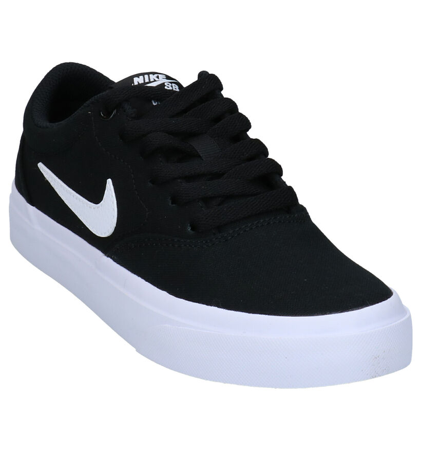 Nike SB Charge Baskets en Noir en textile (274610)