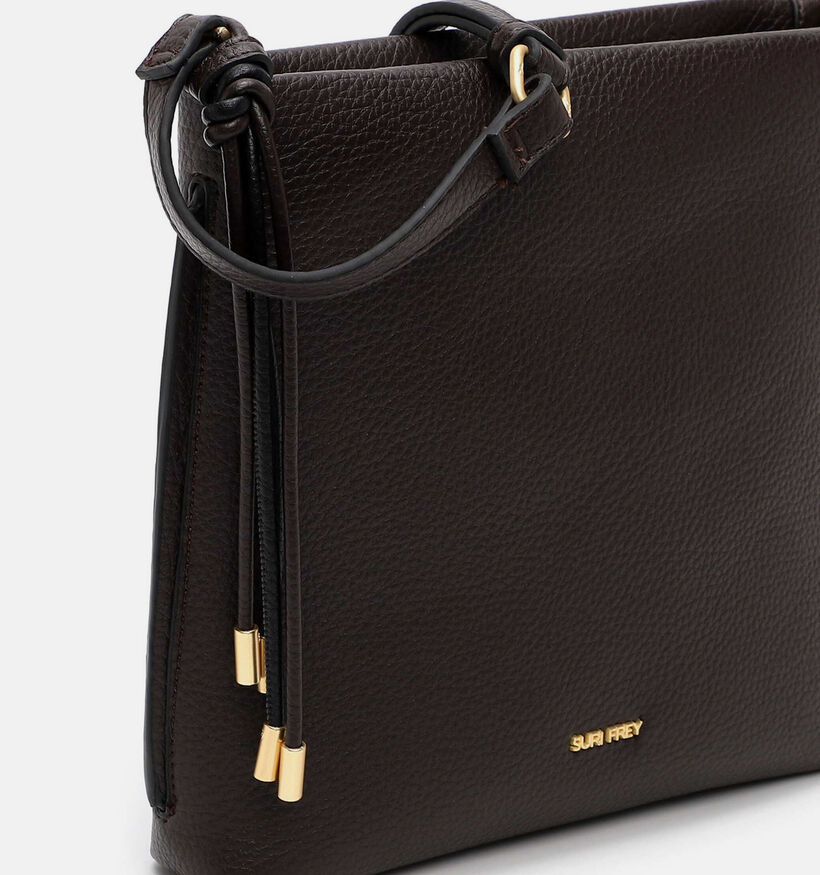 Suri Frey Judy Sac port&eacute; crois&eacute; en Brun fonc&eacute; pour femmes (379119)