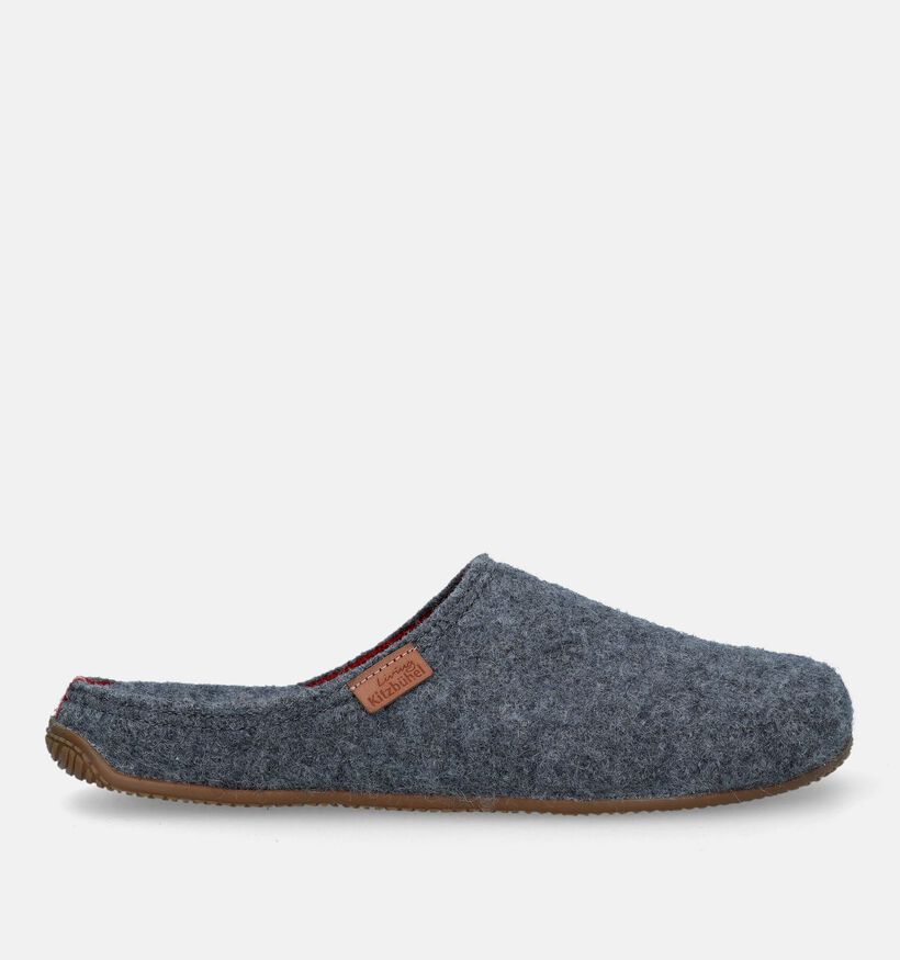 Living Kitzbühel Pantoufles ouvertes en Gris pour hommes (332474) - pour semelles orthopédiques