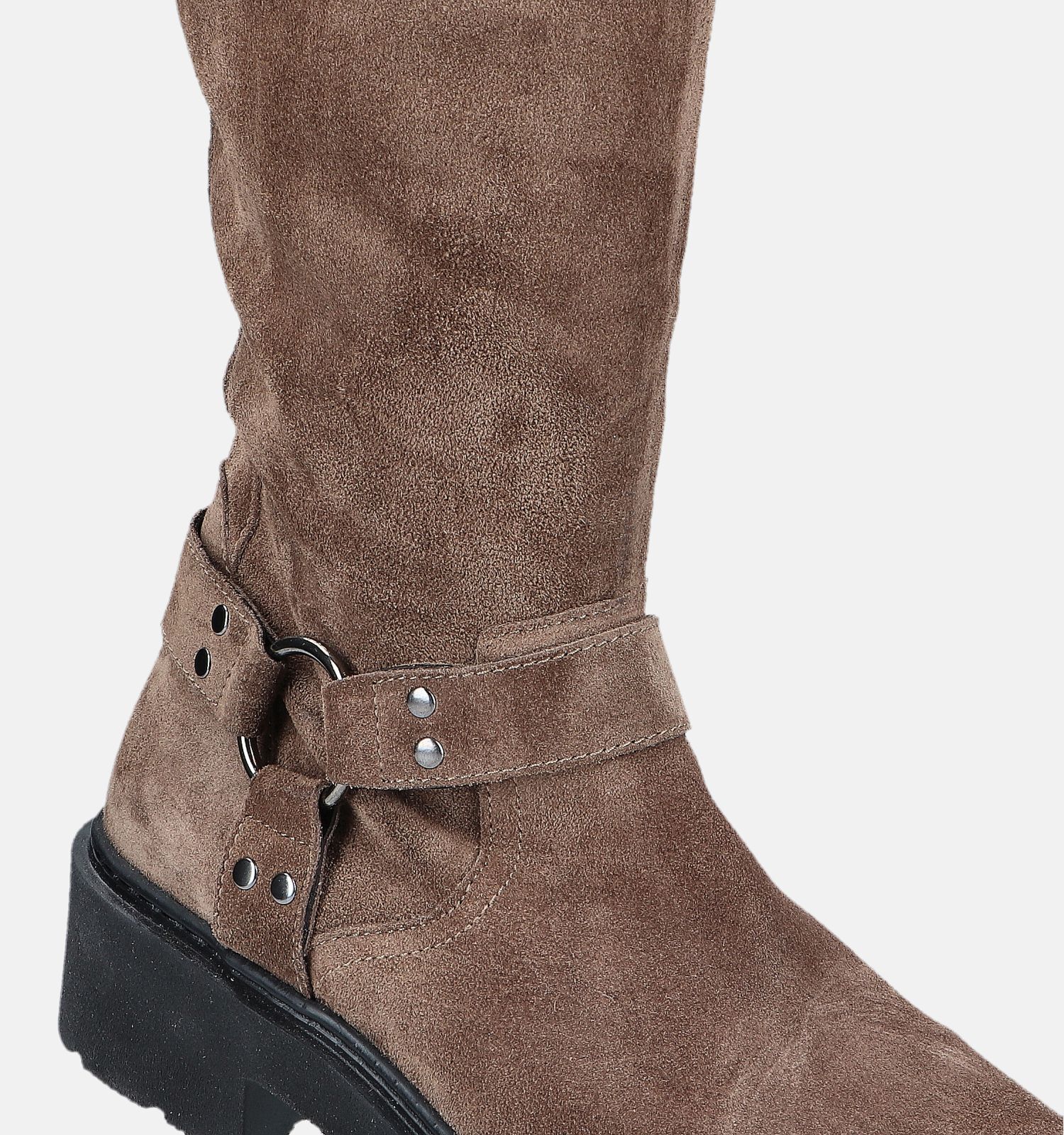 Unisa Jecis Taupe Lange laarzen | Dames Laarzen | Online op TORFS.BE