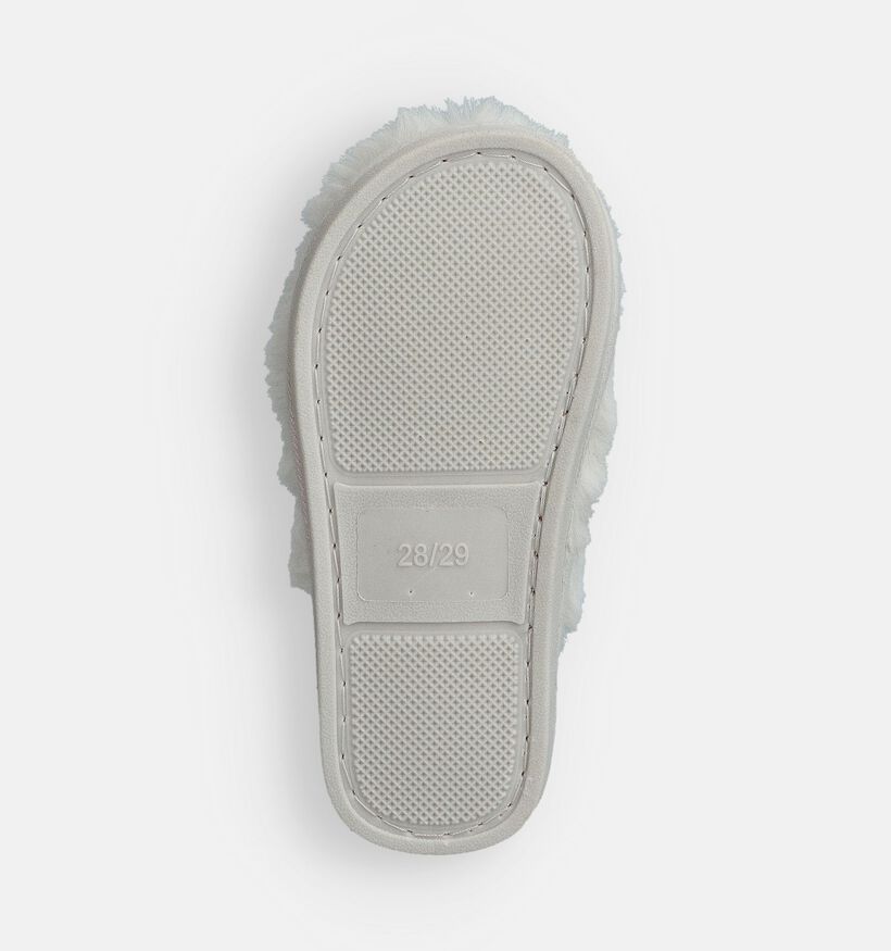 Torfs Home Fluffy Witte Pantoffels voor meisjes, jongens (365530)