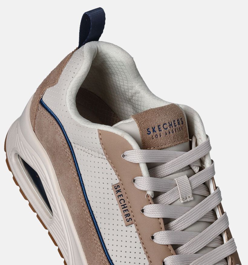 Skechers Uno Beige Sneakers voor heren (351848)