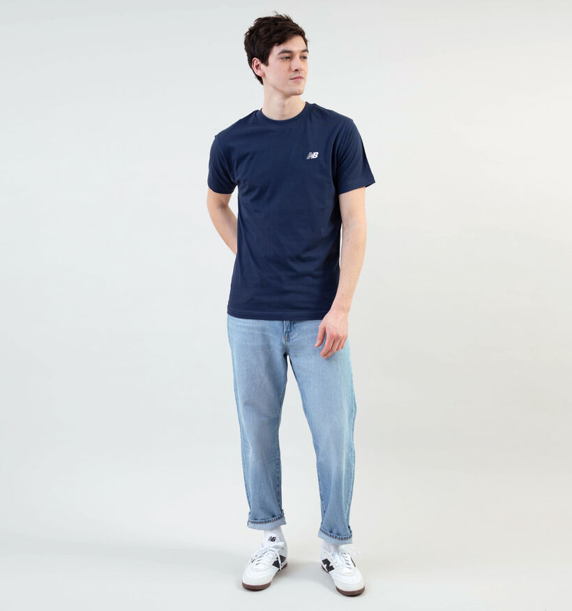 New Balance Blauw T-shirt voor heren (354010)