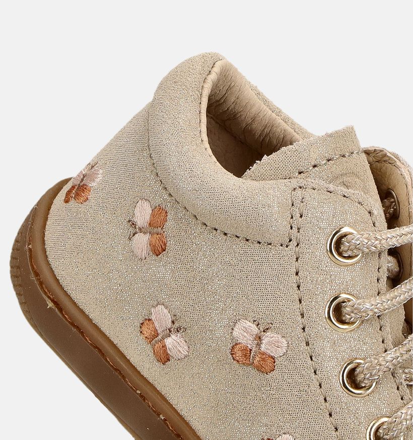 Naturino Cocoon Butterfly Chaussures b&eacute;b&eacute; en Or pour filles (380203) - pour semelles orthop&eacute;diques