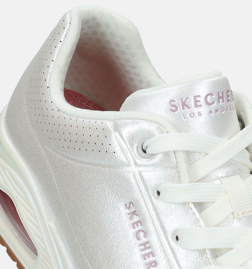 Skechers Uno Pearl Queen Baskets en Blanc pour femmes (335214) - pour semelles orthopédiques