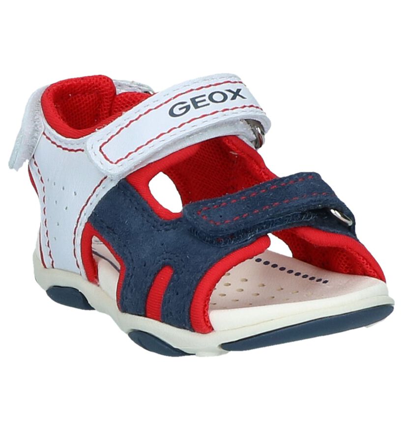 Geox Sandales pour bébé en Blanc en cuir (245003)