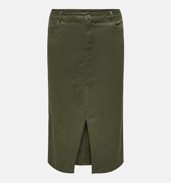 ONLY Carmakoma Rokken Beige/Groen