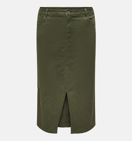 ONLY Carmakoma Rokken Beige/Groen