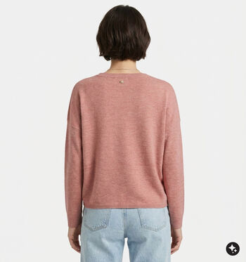 Minuit Truien Beige/Roze