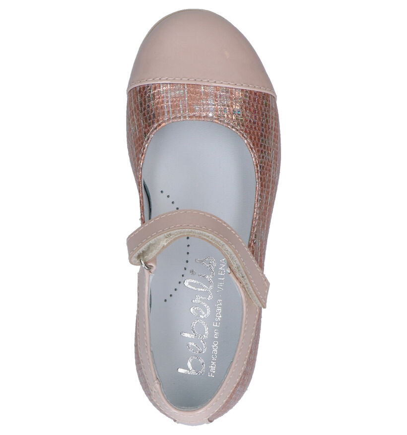 Beberlis Ballerines en Rose en cuir (271441)