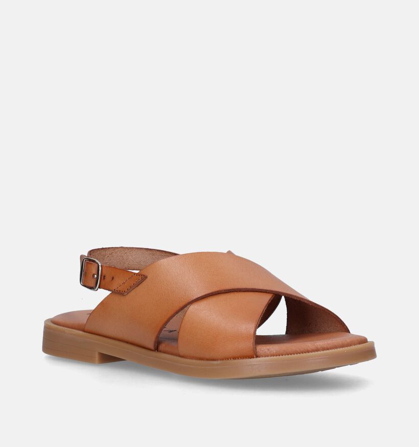 Milo & Mila Cognac Sandalen voor meisjes (340774)