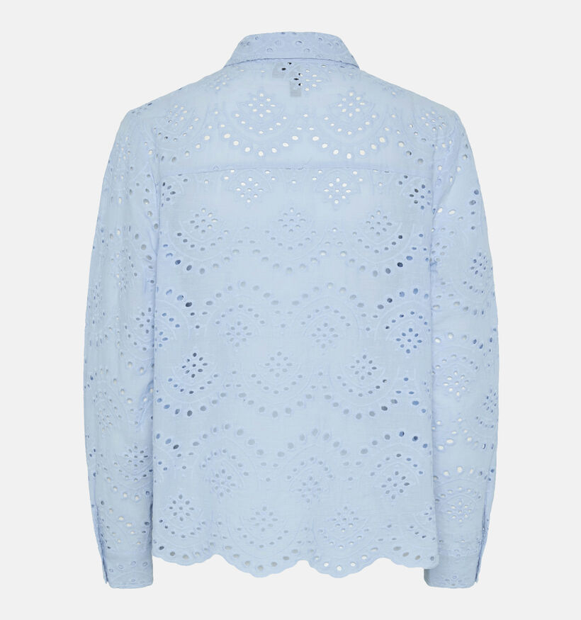 Pieces Vilde Blauw Hemd voor dames (351112)