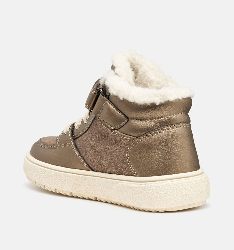 Geox Theeleven Gouden Boots met Velcro voor meisjes (377734) - geschikt voor steunzolen