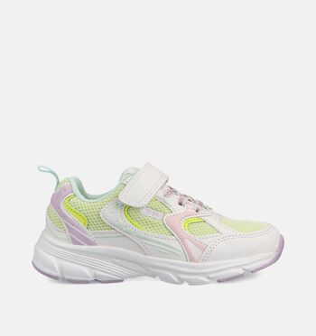 CEMI Sneakers Wit/Beige/Goud/Paars/Roze/Zilver