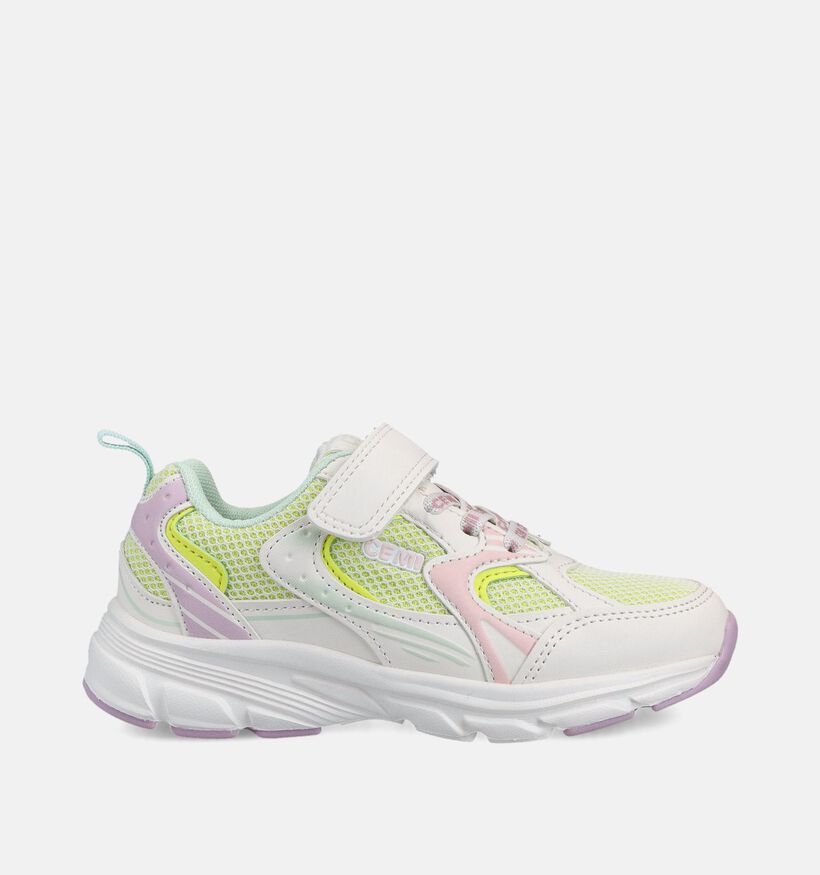 CEMI Baskets en Blanc/Jaune pour filles (370744)