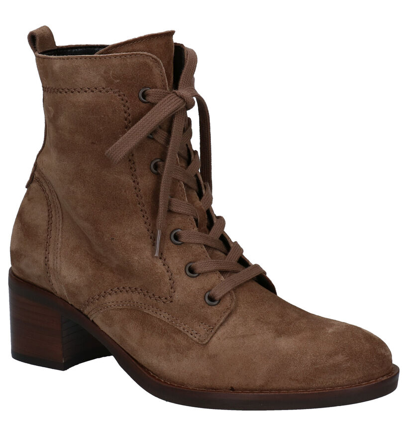 Gabor Best Fitting Bottines en Cognac en nubuck (282382)