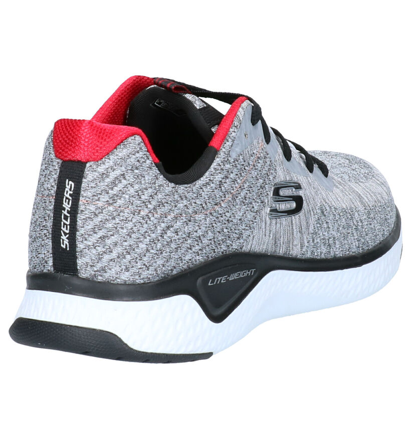 Skechers Solar Fuse Baskets en Gris en textile (262786)