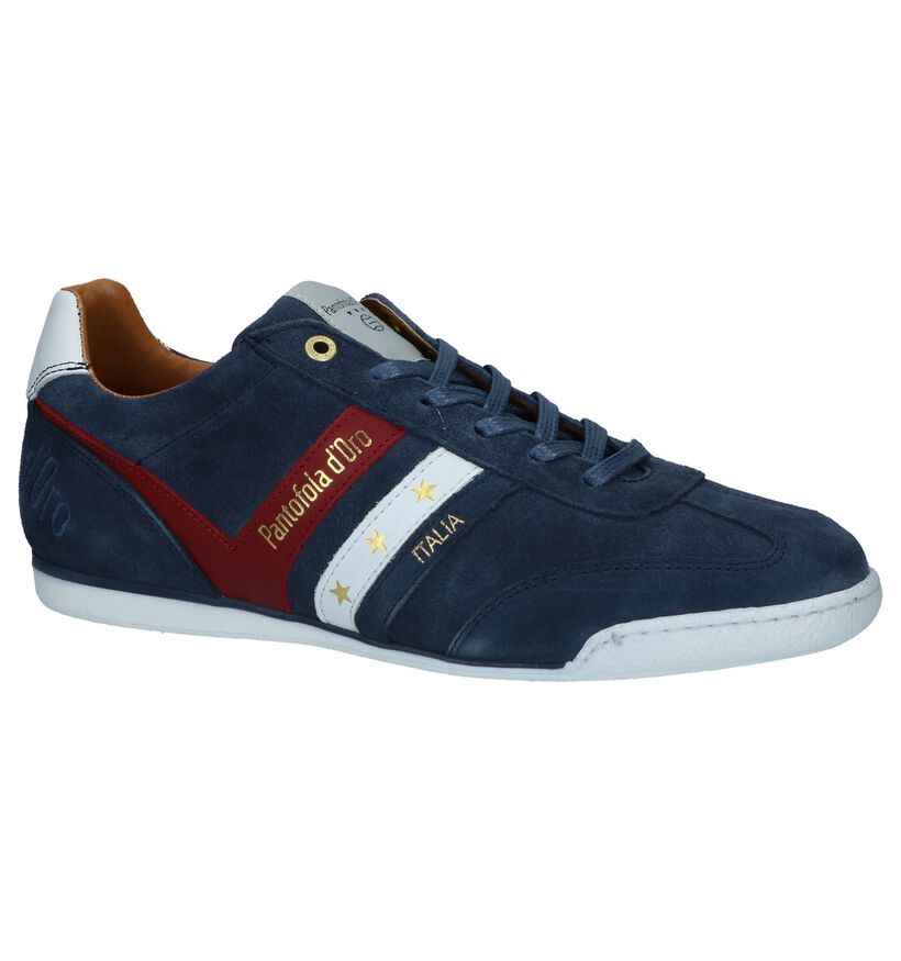 Pantofola d'Oro Chaussures basses en Bleu foncé en daim (240863)