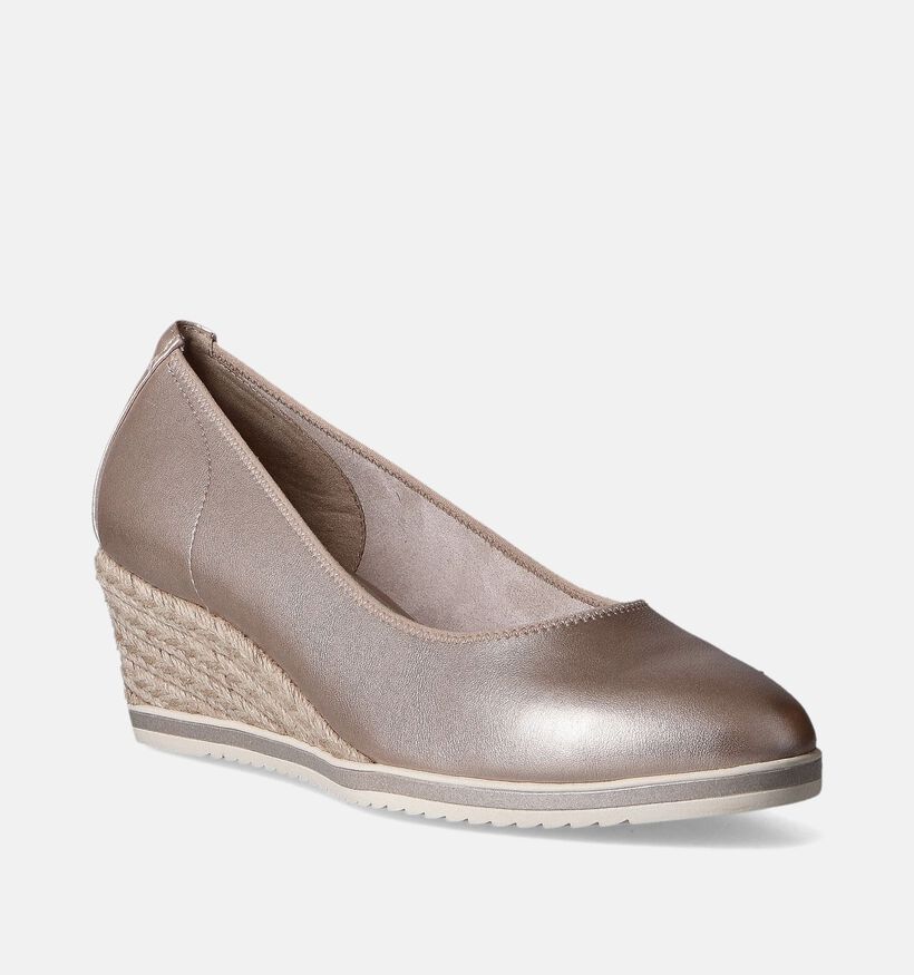 Tamaris Gouden Pumps met sleehak voor dames (351833)