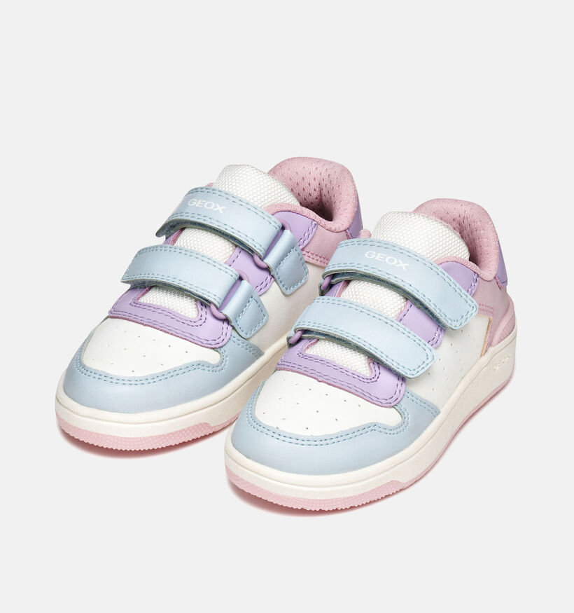 Geox J Washiba Baskets basses en Blanc pour filles (369996)