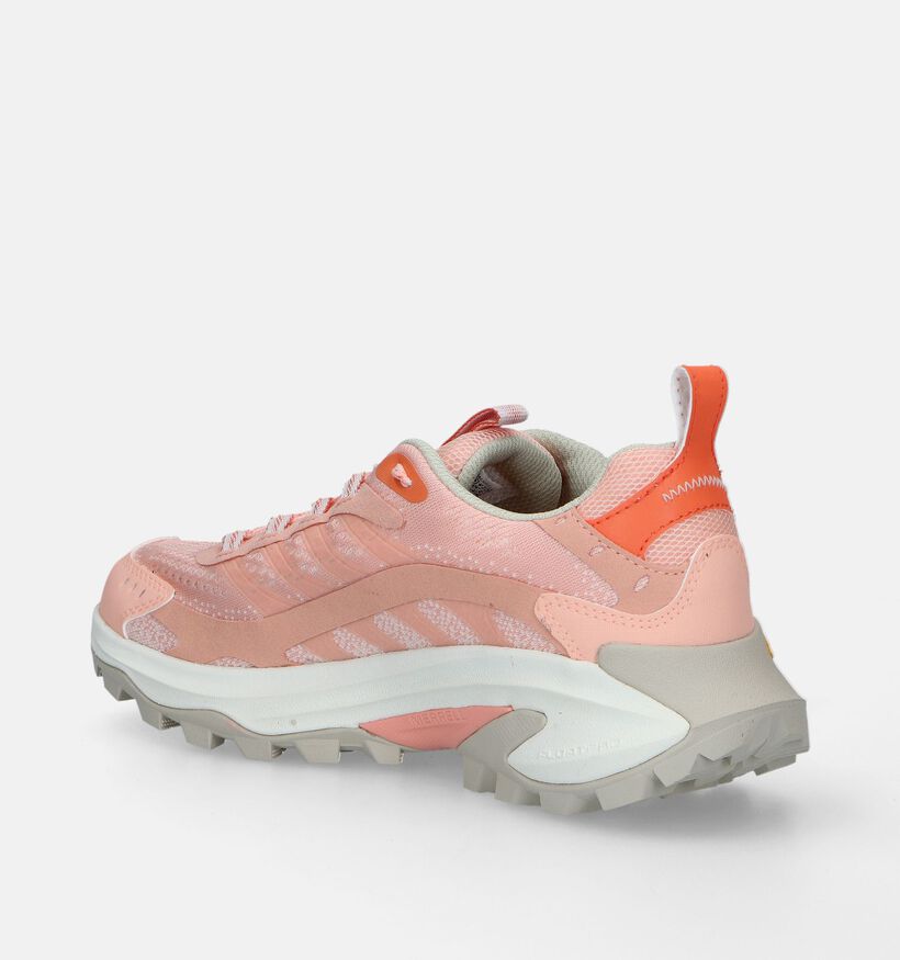 Merrell Moab Speed 2 Roze Wandelschoenen voor dames (340711) - geschikt voor steunzolen