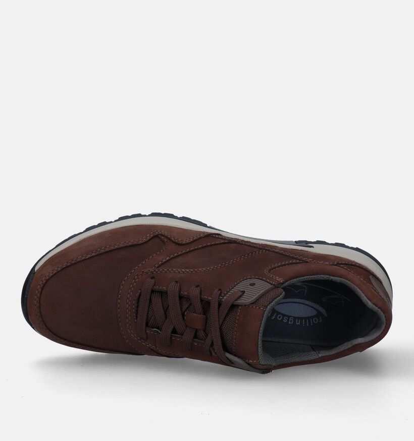 Pius Gabor Bruine Veterschoenen voor heren (339010) - geschikt voor steunzolen