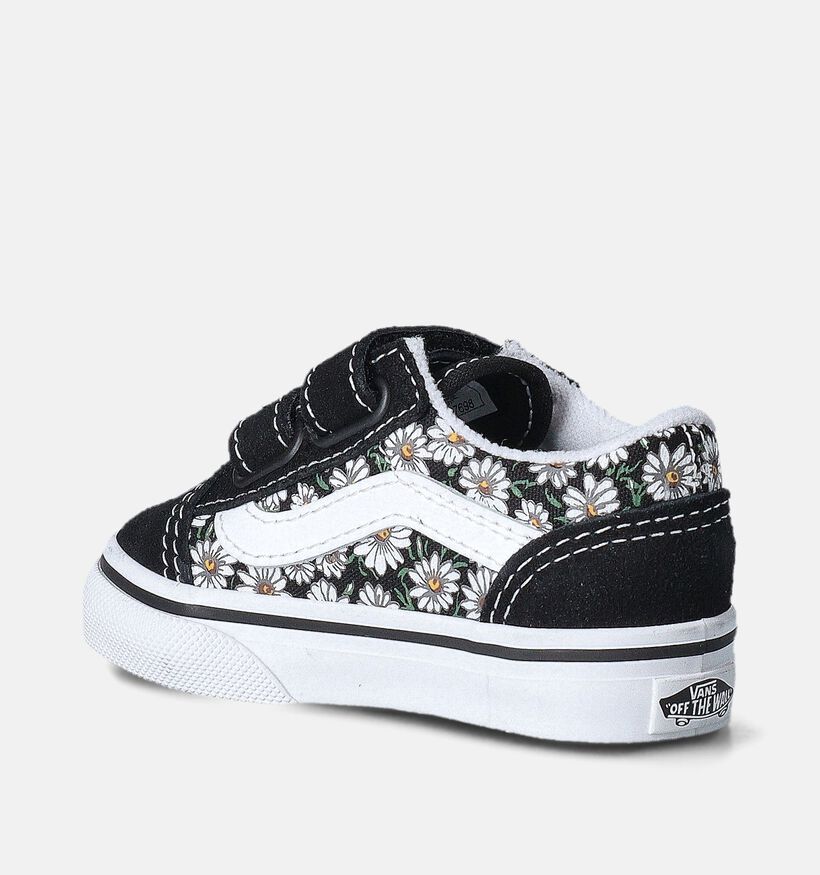 Vans Old Skool Baskets pour Bébé en Noir pour filles (351462)