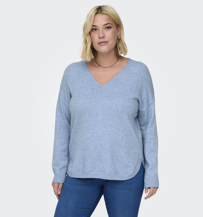 ONLY Carmakoma Margaret Blauwe Trui voor dames (351422)