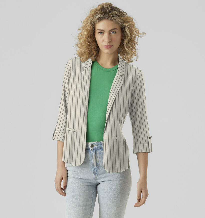 Vero Moda Jesmilo 3/4 Blazer en Beige pour femmes (367171)