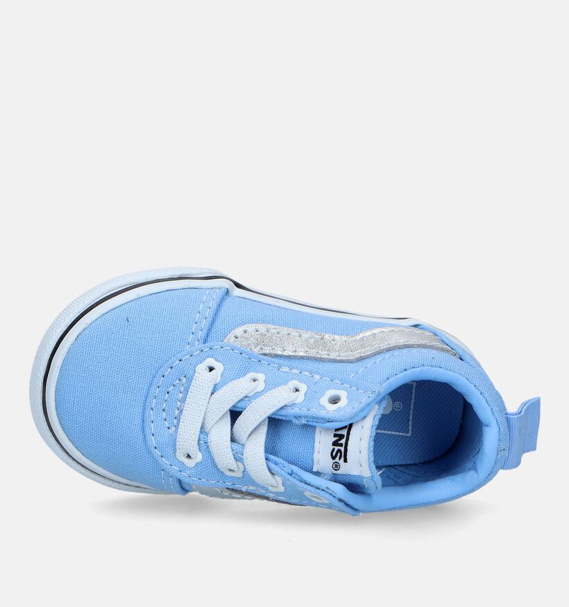 Vans Ward Slip-on TD Baskets en Bleu pour filles, garçons (327971)